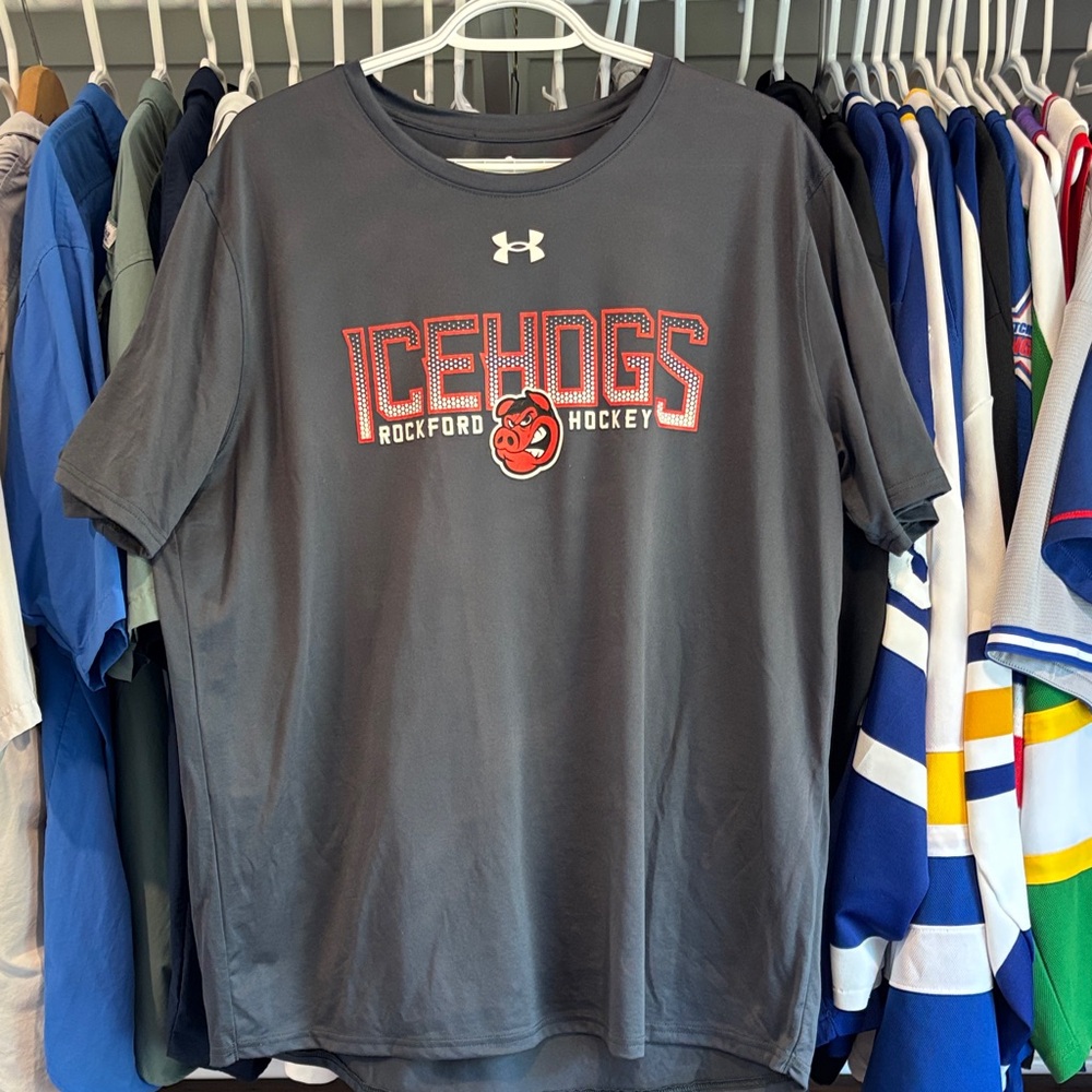 Under Armour Rockford IceHogs Gray T-Shirt